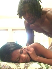 Lucky guy bangs dark girl