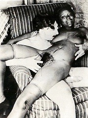 Black thirties ladies enjoying a big penis inside