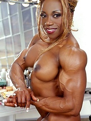 Black muscular bodies